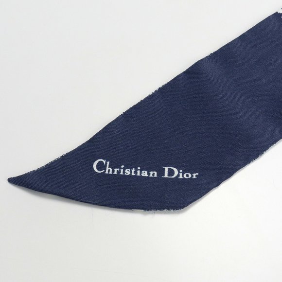Christian Dior Mitzah Scarf 30 Montaigne 15MON106I601 Muffler Silk/Silk 100% ... - Picture 2 of 7
